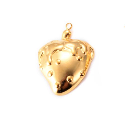 Stainless Steel Pendants 304 Stainless Steel gold color plated DIY Sold By PC