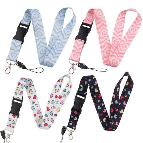 Polyester Cellphone Lanyard with Polypropylene(PP) & Wax Cord & Zinc Alloy multifunctional Sold By PC