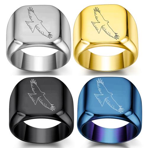 Titanium Steel Finger Ring plated Unisex Sold By PC