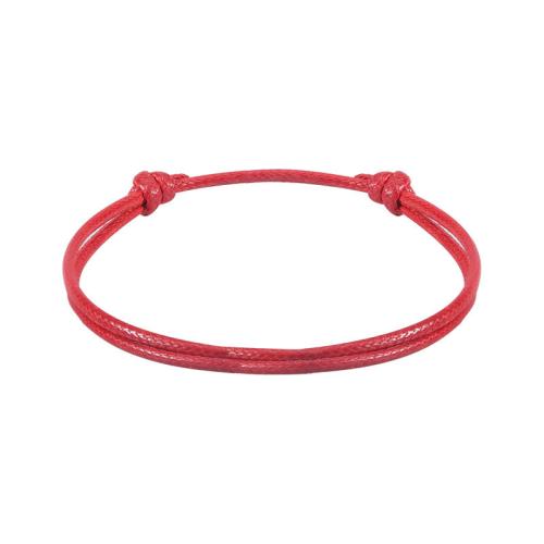 Terylene Cord Armbånd, håndlavet, Unisex & justerbar, flere farver til valg, Længde Ca. 6.29-11.81 inch, Solgt af PC