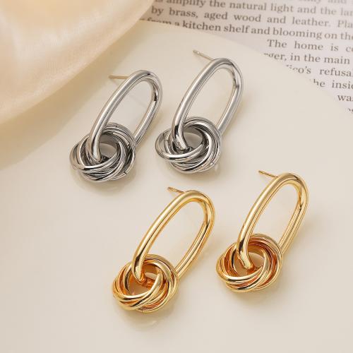 Brass Drop Earring plated fashion jewelry nickel lead & cadmium free Sold By Pair