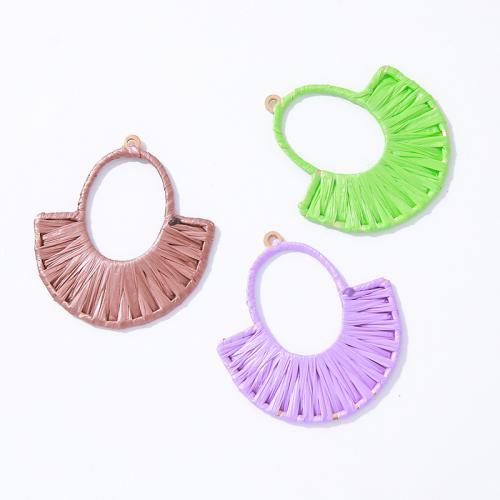 Zinc Alloy Pendants with Rafidah Grass DIY Sold By PC