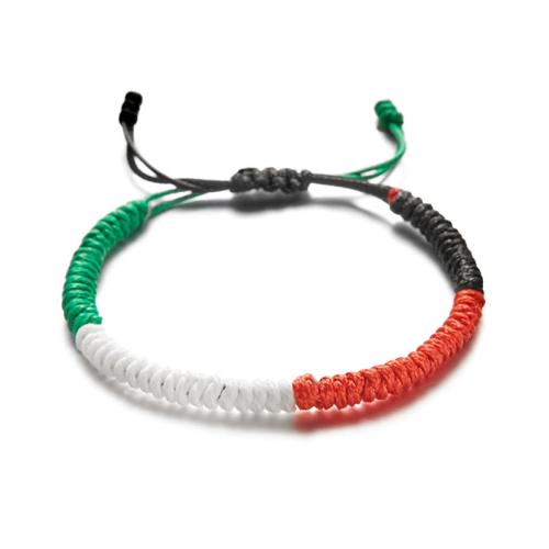 Trendy Wax cord armbanden, Zinc Alloy, met Wax, uniseks & verschillende stijlen voor de keuze, meer kleuren voor de keuze, Verkocht door PC