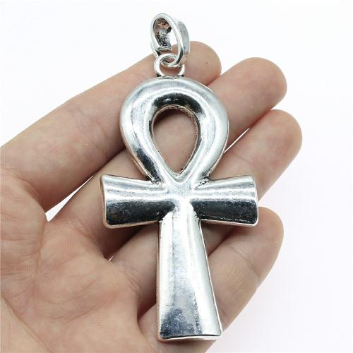 Zinc Alloy Cross Přívěsky, Zinek, Kříž, á, DIY, více barev na výběr, 80x42mm, Prodáno By PC