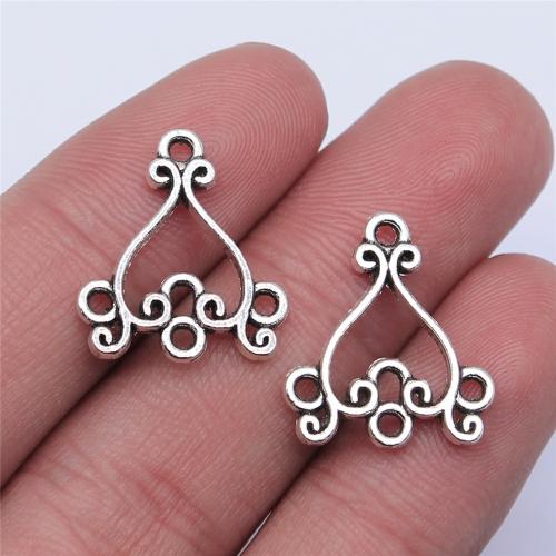 سبائك الزنك موصل, مطلي, ديي & 1/3 حلقة & أجوف, المزيد من الألوان للاختيار, 19x17mm, تباع بواسطة PC