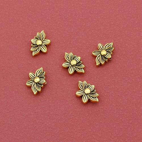 Zinklegierung Zwischenperlen, Blume, plattiert, DIY, keine, frei von Nickel, Blei & Kadmium, 16x11mm, Bohrung:ca. 2mm, ca. 200PCs/Tasche, verkauft von Tasche