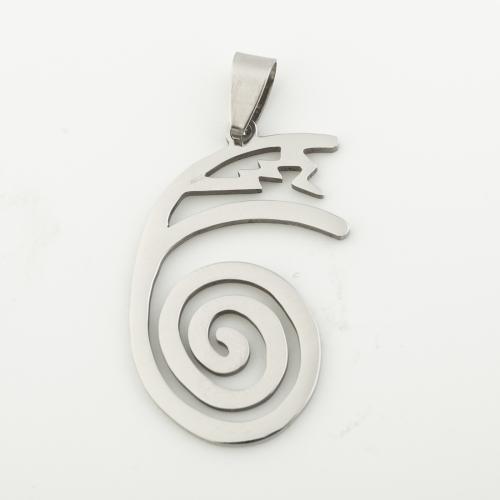 Stainless Steel Pendants 304 Stainless Steel silver color plated DIY silver color Approx 4mm Sold By Bag