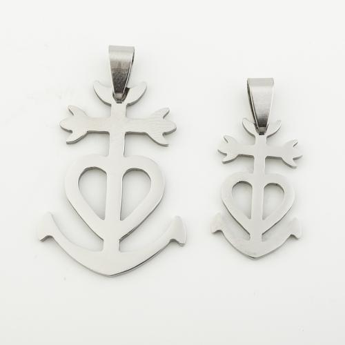 Stainless Steel Pendants 304 Stainless Steel silver color plated DIY silver color Approx 4mm Sold By Bag