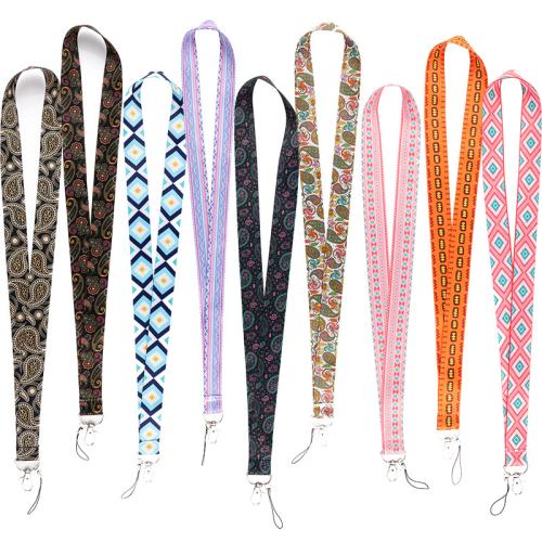 Cell Phone Lanyard, Polyester, met Zinc Alloy, multifunctioneel & uniseks & verschillende ontwerpen voor de keuze, Verkocht door PC