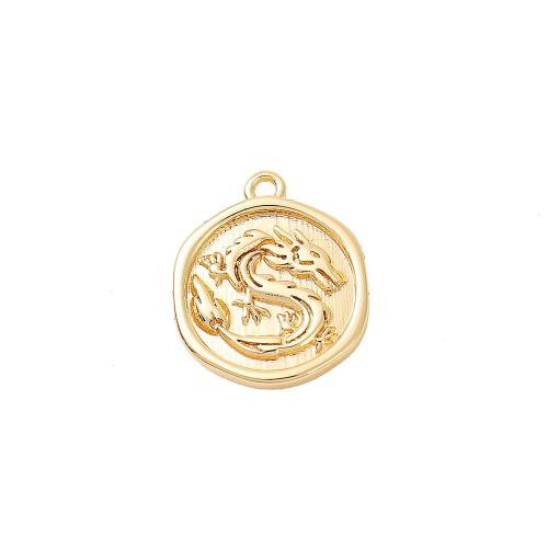 Brass Jewelry Pendants real gold plated DIY golden Sold By PC