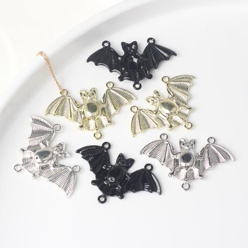 Animal Zinc Alloy Connector Bat plated DIY & 2/1 loop nickel lead & cadmium free Sold By Bag