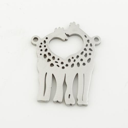 Stainless Steel Connector 304 Stainless Steel silver color plated DIY silver color Approx 1mm Sold By Bag