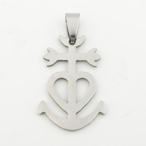 Stainless Steel Pendants 304 Stainless Steel silver color plated DIY silver color Approx 4mm Sold By Bag