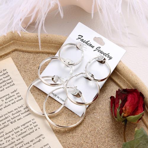 Zinc Alloy Drop Earrings plated fashion jewelry & for woman Sold By Set