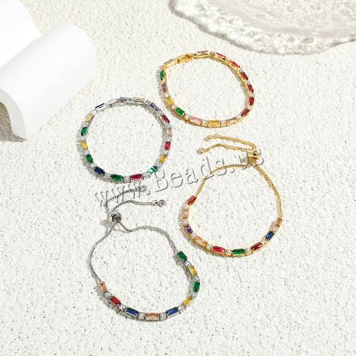 Zircônia cúbica Micro Pave moda jóias de latão, cobre, Vario tipos a sua escolha & micro pavimento em zircônia cúbica & para mulher, Mais cores pare escolha, vendido por PC