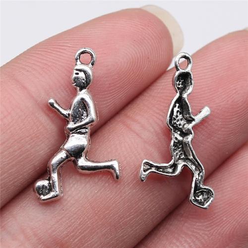 Zinc Alloy Pendants antique silver color plated DIY Sold By PC