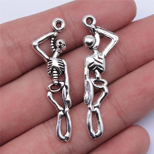 Zinc Alloy Pendants antique silver color plated DIY Sold By PC