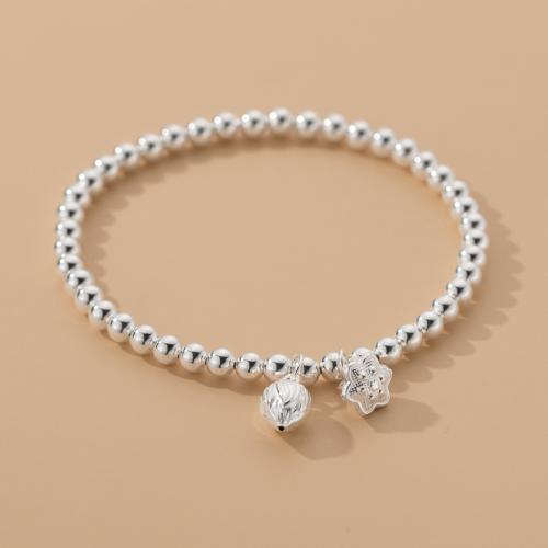 Pulseras de Plata Estelina, Plata de ley 925, Joyería & para mujer, longitud aproximado 20 cm, Vendido por UD