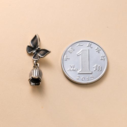 925 Sterling Sølv vedhæng, du kan DIY, flere farver til valg, 10.50x8.50x4mm, Solgt af PC