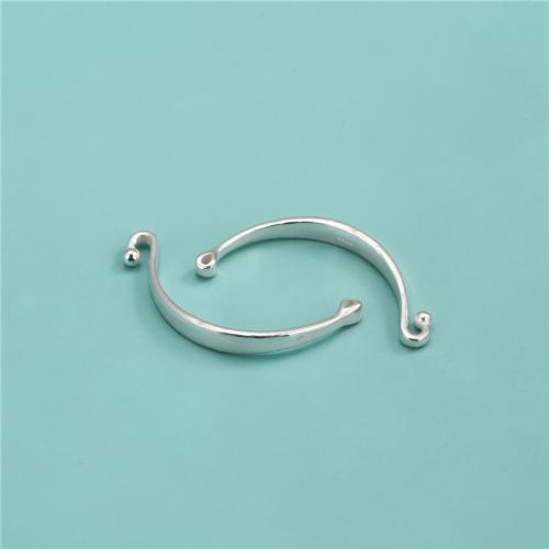 Risultati di braccialetto in argento sterling, 925 sterline d'argento, DIY, 46x5mm, Venduto da PC