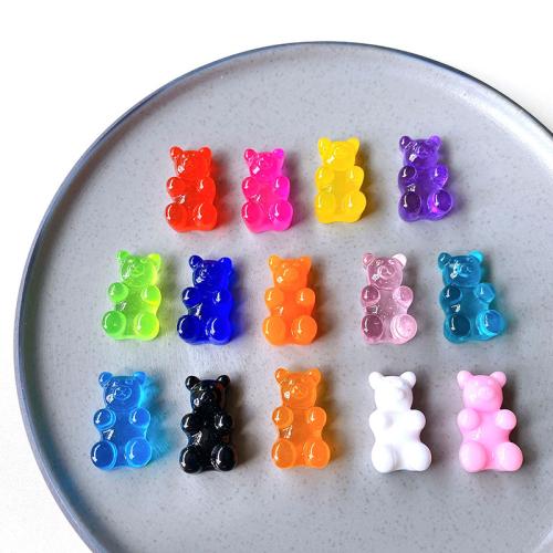 Haaraccessoires DIY bevindingen, Hars, Dragen, meer kleuren voor de keuze, 23x18mm, 100pC's/Bag, Verkocht door Bag