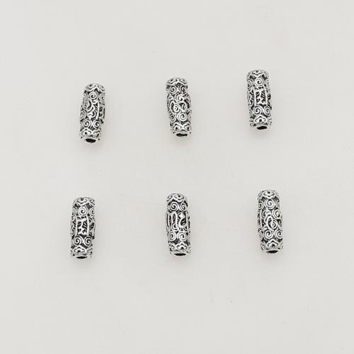 亜鉛合金スぺーサービーズ, 亜鉛合金, シルバーメッキ, DIY, ニッケル、鉛、カドミウムフリー, 12x5mm, 穴:約 2mm, 約 200パソコン/バッグ, 売り手 バッグ