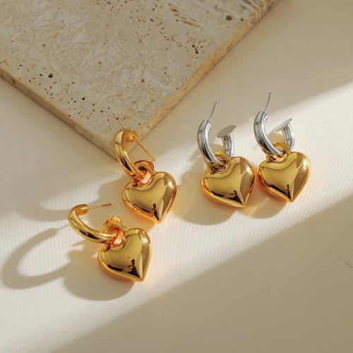 Brass Drop Earring plated fashion jewelry nickel lead & cadmium free Sold By Pair