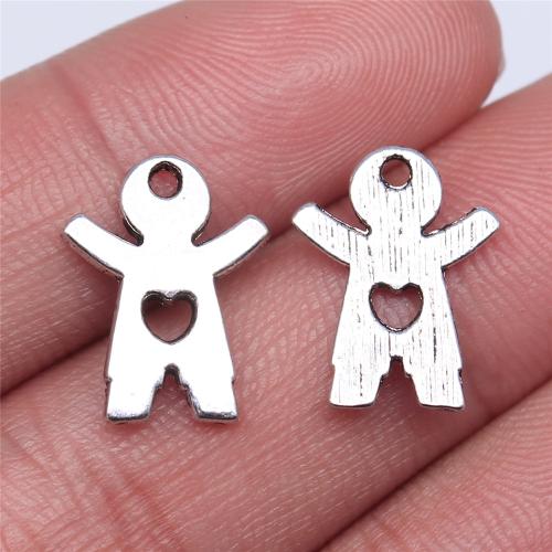 Zinc Alloy Pendants antique silver color plated DIY Sold By PC