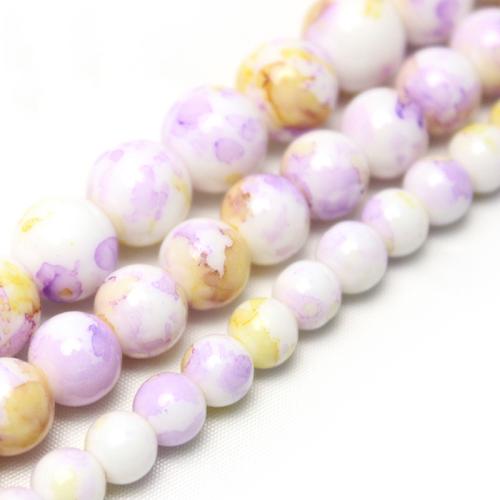 Round Crystal Beads polished DIY Sold By Strand