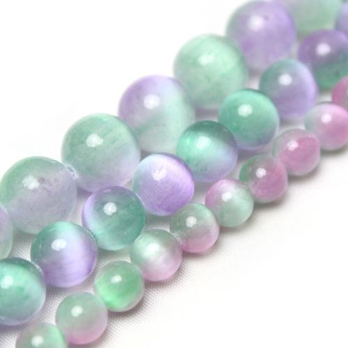 Gemstone Jewelry Beads Gypsum Stone Round polished DIY Grade AAAAA Sold By Strand