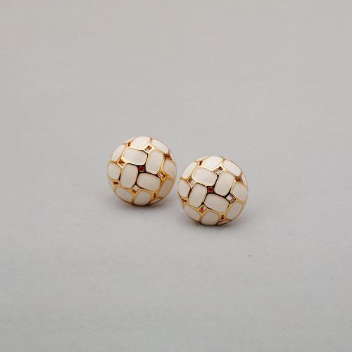 Brass Stud Earring fashion jewelry & for woman Sold By Pair