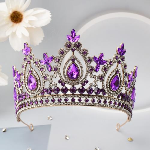 Tiaras, Sinc Alloy, do bridal & le rhinestone, 140x90mm, Díolta De réir PC