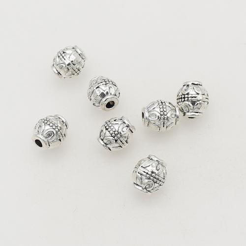 Zinklegierung Zwischenperlen, plattiert, DIY, keine, frei von Nickel, Blei & Kadmium, 8x6mm, Bohrung:ca. 1.5mm, ca. 200PCs/Tasche, verkauft von Tasche