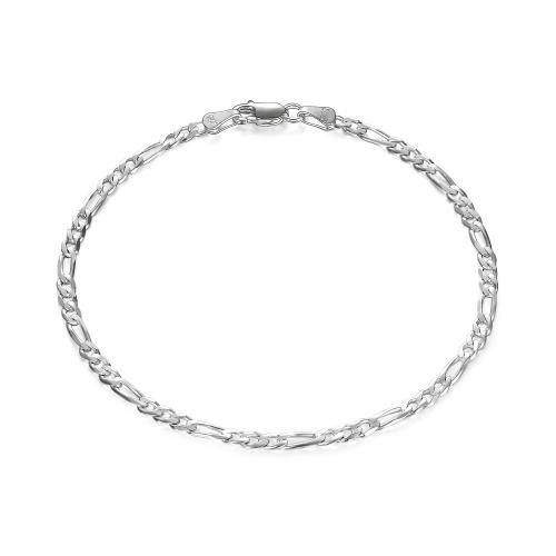 925 Sterling Silver Bangle Bracelet & for woman platinum color Sold By PC