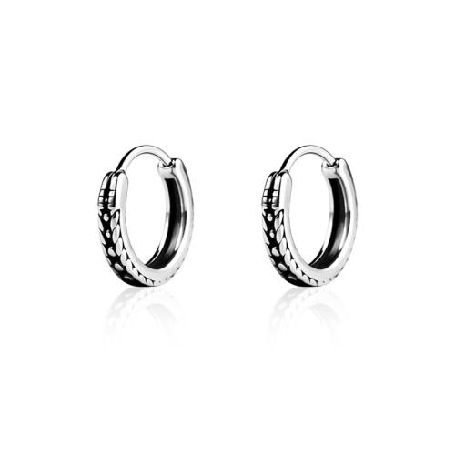 Acier inoxydable Levier Retour Earring, Acier inoxydable 304, unisexe, couleur originale, 14x15mm, Vendu par PC