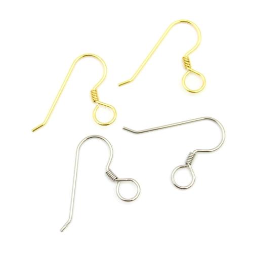 Stainless Steel Hook Earwire 304 Stainless Steel Vacuum Ion Plating DIY & for woman Sold By PC