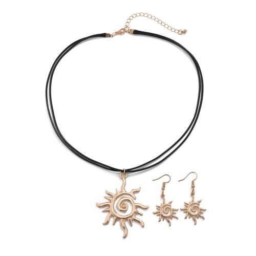 Zinklegering Sieraden Sets, oorbel & halsketting, Zinc Alloy, met Wax, mode sieraden & verschillende stijlen voor de keuze & voor vrouw, meer kleuren voor de keuze, Verkocht door Stel