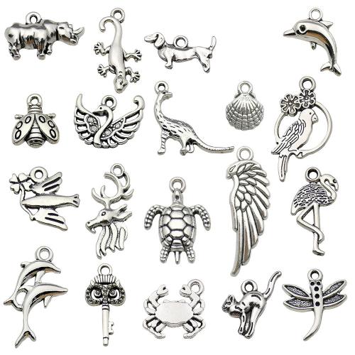 Zinklegering Animal Hangers, Zinc Alloy, DIY & verschillende stijlen voor de keuze, Verkocht door PC