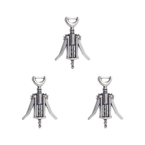 Zinc Alloy Pendants Bottle Opener antique silver color plated DIY nickel lead & cadmium free Approx Sold By Bag