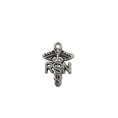 Sinc Alloy Pendants, dath airgid antique plátáilte, DIY, dath bunaidh, 100ríomhairí pearsanta/Lot, Díolta De réir Lot