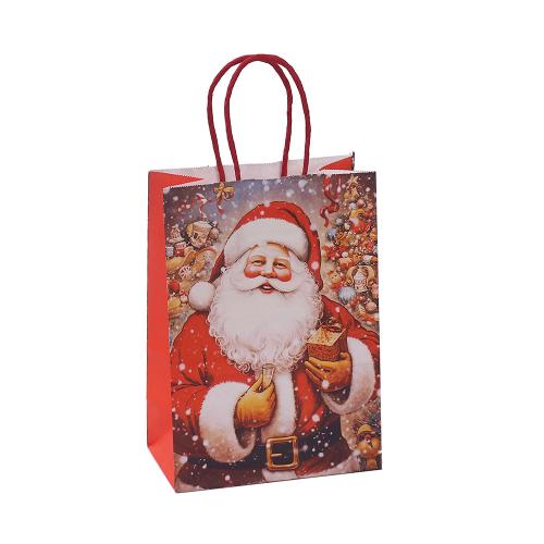 Kraft Bag Regalo di Natale, Stampa, formato differente per scelta & diversi modelli per la scelta, Venduto da PC