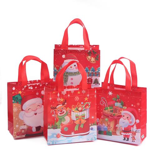 Non-woven Fabrics Christmas Gift Bag printing  Sold By PC