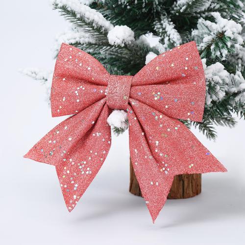 paño Decoración Bowknot, Lazo, Diseño de Navidad & diverso tamaño para la opción, más colores para la opción, Vendido por UD