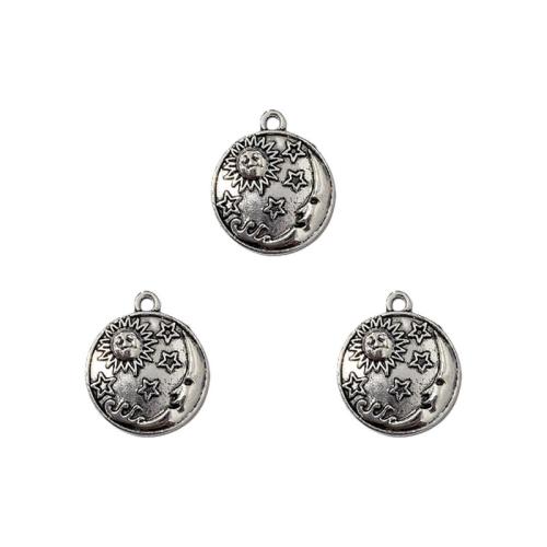 Zinc Alloy Pendants antique silver color plated DIY nickel lead & cadmium free Approx Sold By Bag