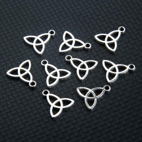 Zinc Alloy Pendants silver color plated DIY silver color nickel lead & cadmium free Sold By Bag