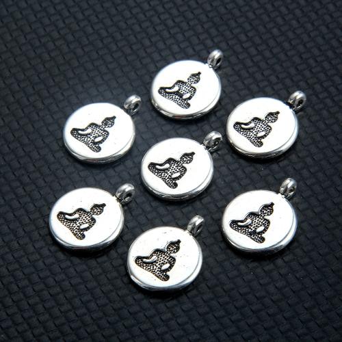 Zinc Alloy Pendants silver color plated DIY silver color nickel lead & cadmium free Sold By Bag