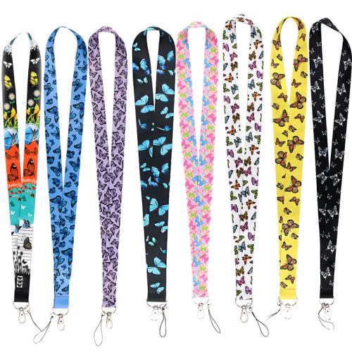 Cell Phone Lanyard, Polyester, med Zinc Alloy, Heart, multifunktionelle & Unisex & forskellige design til valg, flere farver til valg, Solgt af PC