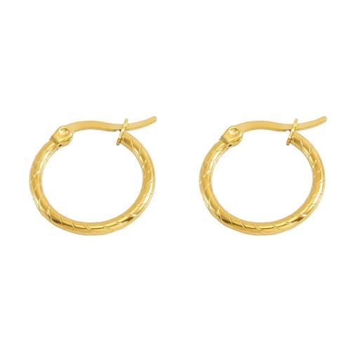 Cruach dhosmálta Lever Back Earring, 304 Cruach dhosmálta, 18K ór plátáilte, jewelry faisin & do bhean, Díolta De réir Péire