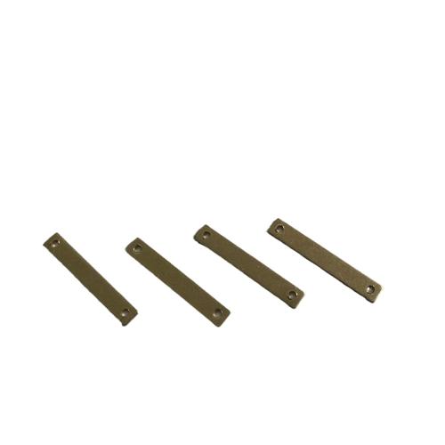 Connector Brass Κοσμήματα, Ορείχαλκος, επιχρυσωμένο, DIY, αρχικό χρώμα, 500PCs/Παρτίδα, Sold Με Παρτίδα