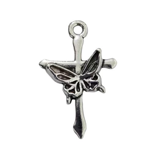 Sinc Alloy Pendants Ainmhithe, dath airgid antique plátáilte, DIY, dath bunaidh, Díolta De réir Lot